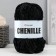 Yarn "Chenille" 100% micropoliester 90m/100g (542 black)