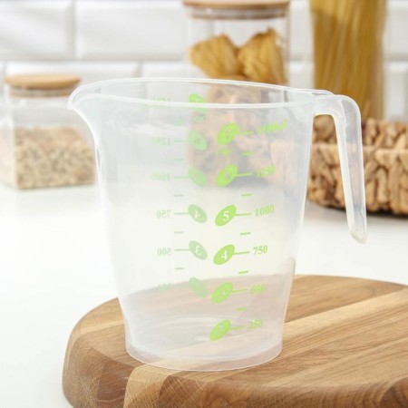 Kuvshin measuring plastic shares "Color", 1.5 l, 18 × 13 × 16 cm, color mix-4
