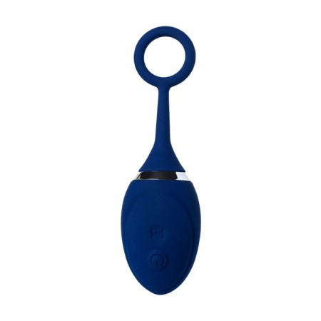O’Play Unico anal vibrating tribe with a remote control, silicone, blue, 13.5 cm-4