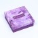 Set of square boxes, 4 in 1 "feathers", 20 x 20 x 8 cm- 14 x 14 x 5 cm