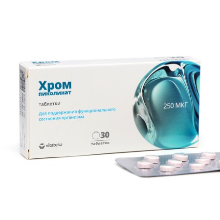 Picoline chromium vitatek, 30 tablets