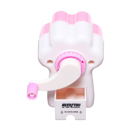 Mechanical sharpener with container, pink paw-6