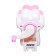 Mechanical sharpener with container, pink paw