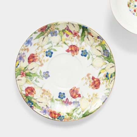 Tea pair Wingflora, 200 ml, 15 × 6 cm, ceramics-3