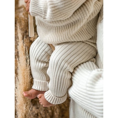 Pants knitted children's amababy pure love comfy, height 98, milk color-8