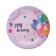 Paper plate "Happy Birthday", balls, set of 6 pcs.