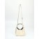 Bag Female Tout with zipper, white color