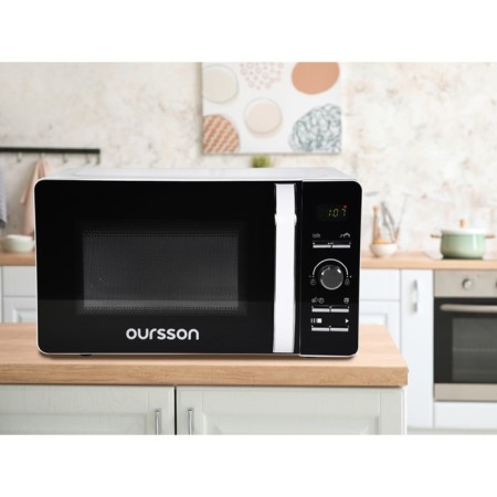 Microwave oven Oursson MD2033/WH, 700 watts, 20 l, white-6