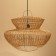 Ceiling Lamp from Rotan "Tommy" 1x120W, E27, 70x70x50 cm