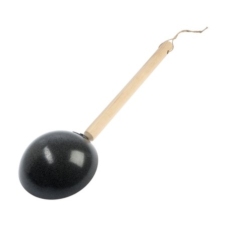 Tundra bucket, round bottom, wooden handle, 390 mm-1