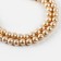 Glass beads, set 78 pcs., Size 1 pc. - 10 mm, gold color