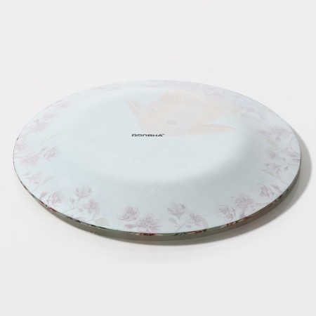 Plate Glass Dessert Dolyana "Rabbit", D = 20 cm-2