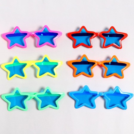 Star giant glasses, matte, Mix colors-3