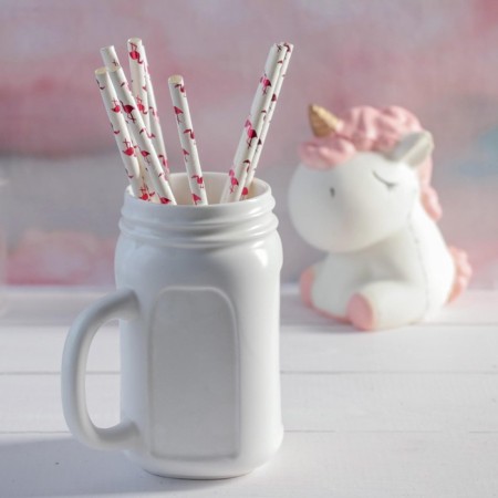 A pipe for the Flamingo cocktail, a set of 12 pcs.-1