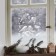 Stickers for the windows "Snegiri", reusable, 33 x 50 cm, New Year