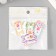 Decor for creativity tree "Rabbit with an egg" set 10 pcs mix 4x1.8 cm