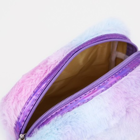 Lightning cosmetic bag, purple color-2