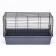 A cell for rabbits, guinea pigs "Pigger" No. 4 folding, 80 x 50 x 47 cm, light gray
