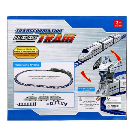 Robot railway, works from batteries, light and sound-6