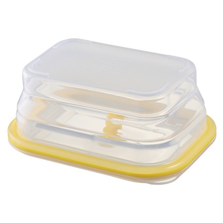 Silikobox transportation and storage container, silicone, folding, 600 ml, yellow color-5