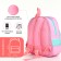 Baby backpack on lightning, "chosen", pink color