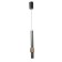 Suspension lamp "Alex" LED 7W 4000k gray 4x4x40-140cm