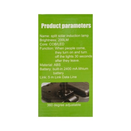 Sunny battery LED 10 watts, remote panel, 15 × 11 × 4 cm, 6500k-14