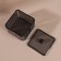 Organizer for storage "Black Secret", with a lid, 9.5 × 9.5 × 7 cm, black color black