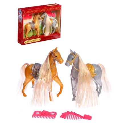 Set of horses "Magic Cones", with accessories-2