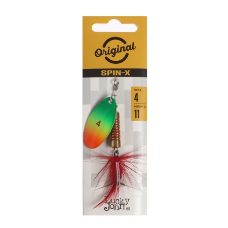 Spinning spinning Lucky John Spin X Round 04, 11 g, color ft