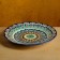 Plate of the Rishtan ceramics "Flowers", 22 cm, blue