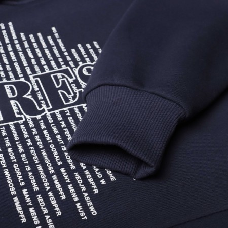 Male sweatshirt is laid down, the color is dark blue, size 52 (xxl)-6