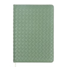 Delicidal of a non -combined A5 136 sheets, leatherette Devente. Clair, solid cover with foam rubber, perforation, liesse, block 70, green