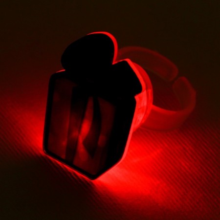 Ring with a twinkle "Gift" 3x3x3 cm-3