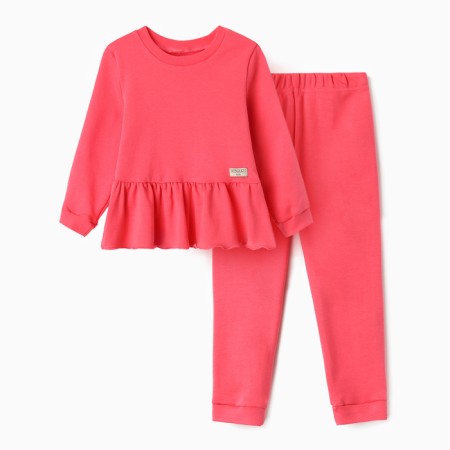 Kids (jumper, pants) minku, coral color, height 92-98 cm-5