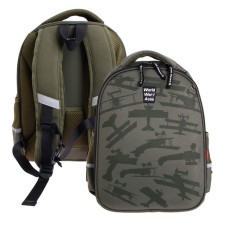 Frame backpack 38 x 30 x 20 cm + pencil case, Bruno visconti 