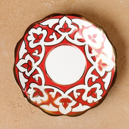 Pakhta plate red in gold-1