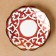 Pakhta plate red in gold