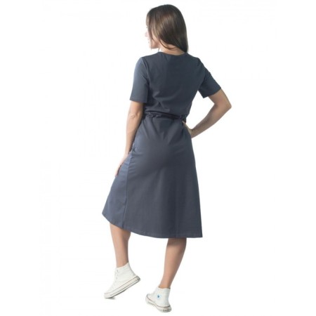 Women's dress Flame Power, size 44, gray color-4