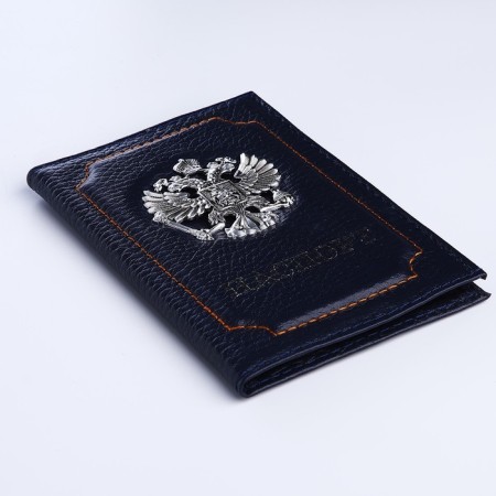 Cover for passport, blue color-3