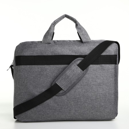Lighting laptop bag, external pocket, gray color-2