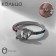 Rain Rainbow ring, color in silver, size 18