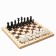 Chess figures are tournament, plastic, King H-10.5 cm, pawn H-5 cm