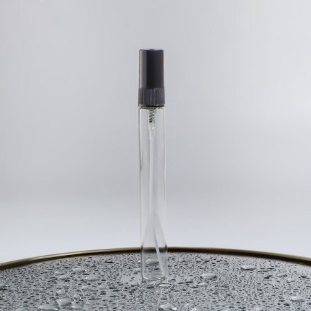 A bottle for storage, with a sprayer, 10 ml, packing - 5 pcs, black color-2