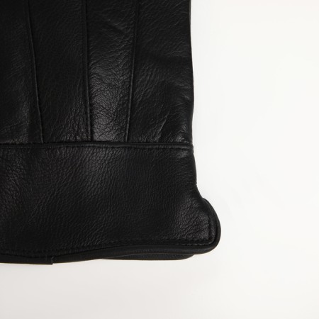 Female gloves, size l, with insulation, black color-2