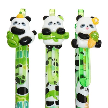 Handle gel machine washed ink, 0.5 mm, blue rod, panda mix-4