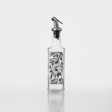 Glass bottle with dispenser for sauces and oil, 250 ml