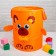 Bear -toy storage basket, with handles, 45 x 35 x 35 cm