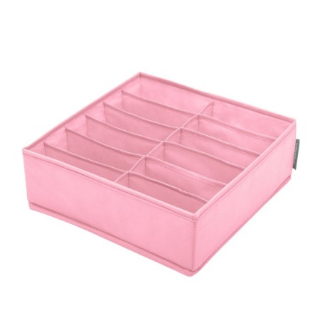 Organizer for linen, 12 cells, pink color-1