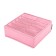 Organizer for linen, 12 cells, pink color